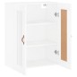 vidaXL Armario de pared madera ingeniería blanco brillo 69,5x34x90 cm vidaXL Armario de pared madera ingeniería blanco brillo 69,5x34x90 cm