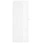 vidaXL Armario de pared madera ingeniería blanco brillo 69,5x34x90 cm vidaXL Armario de pared madera ingeniería blanco brillo 69,5x34x90 cm