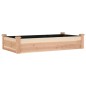 vidaXL Jardinera arriate con forro madera maciza abeto 120x60x25 cm vidaXL Jardinera arriate con forro madera maciza abeto 120x60x25 cm