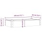 vidaXL Jardinera arriate con forro madera maciza abeto 120x60x25 cm vidaXL Jardinera arriate con forro madera maciza abeto 120x60x25 cm