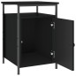 vidaXL Mesita de noche madera contrachapada negro 40x42x60 cm vidaXL Mesita de noche madera contrachapada negro 40x42x60 cm