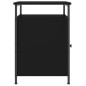 vidaXL Mesita de noche madera contrachapada negro 40x42x60 cm vidaXL Mesita de noche madera contrachapada negro 40x42x60 cm