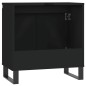 vidaXL Armario de baño madera de ingeniería negro 58x33x60 cm