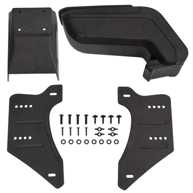 vidaXL Reposabrazos universal para coche ABS negro 14x30x(32-48,5) cm vidaXL Reposabrazos universal para coche ABS negro 14x30x(32-48,5) cm