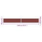 vidaXL Toldo lateral retráctil marrón 160x1200 cm vidaXL Toldo lateral retráctil marrón 160x1200 cm