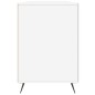 vidaXL Escritorio madera contrachapada blanco brillante 140x50x75 cm