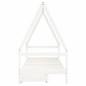 vidaXL Estructura cama infantil y cajones madera pino blanco 90x190 cm vidaXL Estructura cama infantil y cajones madera pino blanco 90x190 cm