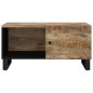 vidaXL Mesa de centro madera maciza mango y contrachapada 80x50x40 cm vidaXL Mesa de centro madera maciza mango y contrachapada 80x50x40 cm