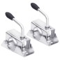 vidaXL Abrazaderas rueda jockey 2 uds acero galvanizado 13,5x6,5x14 cm vidaXL Abrazaderas rueda jockey 2 uds acero galvanizado 13,5x6,5x14 cm