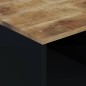 vidaXL Mesa de centro madera maciza mango y contrachapada 80x50x40 cm vidaXL Mesa de centro madera maciza mango y contrachapada 80x50x40 cm