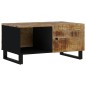 vidaXL Mesa de centro madera maciza mango y contrachapada 80x50x40 cm vidaXL Mesa de centro madera maciza mango y contrachapada 80x50x40 cm