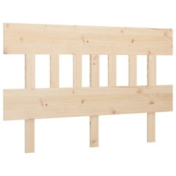 vidaXL Cabecero de cama madera maciza de pino 163,5x3x81 cm
