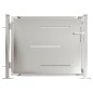 vidaXL Puerta de jardín de acero inoxidable 100x75 cm vidaXL Puerta de jardín de acero inoxidable 100x75 cm