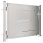 vidaXL Puerta de jardín de acero inoxidable 100x75 cm vidaXL Puerta de jardín de acero inoxidable 100x75 cm