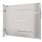 vidaXL Puerta de jardín de acero inoxidable 100x75 cm vidaXL Puerta de jardín de acero inoxidable 100x75 cm