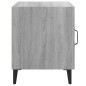 vidaXL Mesita de noche madera contrachapada gris Sonoma vidaXL Mesita de noche madera contrachapada gris Sonoma