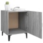 vidaXL Mesita de noche madera contrachapada gris Sonoma vidaXL Mesita de noche madera contrachapada gris Sonoma
