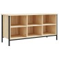 vidaXL Mueble zapatero madera contrachapada roble Sonoma 100x35x50 cm