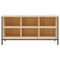 vidaXL Mueble zapatero madera contrachapada roble Sonoma 100x35x50 cm