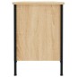 vidaXL Mueble zapatero madera contrachapada roble Sonoma 100x35x50 cm
