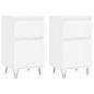 vidaXL Aparadores 2 uds madera de ingeniería blanco 40x35x70 cm vidaXL Aparadores 2 uds madera de ingeniería blanco 40x35x70 cm