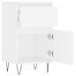 vidaXL Aparadores 2 uds madera de ingeniería blanco 40x35x70 cm vidaXL Aparadores 2 uds madera de ingeniería blanco 40x35x70 cm