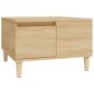 vidaXL Mesa de centro madera contrachapada roble Sonoma 55x55x36,5 cm vidaXL Mesa de centro madera contrachapada roble Sonoma 55x55x36,5 cm