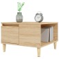 vidaXL Mesa de centro madera contrachapada roble Sonoma 55x55x36,5 cm vidaXL Mesa de centro madera contrachapada roble Sonoma 55x55x36,5 cm