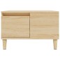 vidaXL Mesa de centro madera contrachapada roble Sonoma 55x55x36,5 cm vidaXL Mesa de centro madera contrachapada roble Sonoma 55x55x36,5 cm