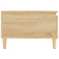 vidaXL Mesa de centro madera contrachapada roble Sonoma 55x55x36,5 cm vidaXL Mesa de centro madera contrachapada roble Sonoma 55x55x36,5 cm
