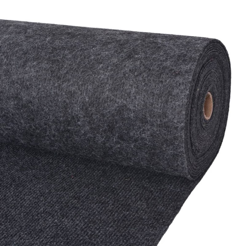 vidaXL Alfombra para eventos estriada gris antracita 1,2x15 m vidaXL Alfombra para eventos estriada gris antracita 1,2x15 m