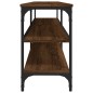 vidaXL Mueble de TV madera contrachapada roble marrón 160x30x50 cm vidaXL Mueble de TV madera contrachapada roble marrón 160x30x50 cm