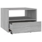 vidaXL Mesa de centro madera de ingeniería gris Sonoma 55x55x40 cm