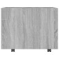 vidaXL Mesa de centro madera de ingeniería gris Sonoma 55x55x40 cm