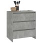 vidaXL Aparador de madera contrachapada gris hormigón 70x41x75 cm vidaXL Aparador de madera contrachapada gris hormigón 70x41x75 cm