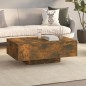 vidaXL Mesa de centro madera contrachapada roble ahumado 85x55x31 cm vidaXL Mesa de centro madera contrachapada roble ahumado 85x55x31 cm