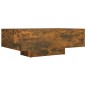 vidaXL Mesa de centro madera contrachapada roble ahumado 85x55x31 cm vidaXL Mesa de centro madera contrachapada roble ahumado 85x55x31 cm