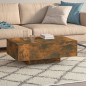 vidaXL Mesa de centro madera contrachapada roble ahumado 85x55x31 cm vidaXL Mesa de centro madera contrachapada roble ahumado 85x55x31 cm