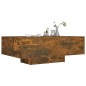 vidaXL Mesa de centro madera contrachapada roble ahumado 85x55x31 cm vidaXL Mesa de centro madera contrachapada roble ahumado 85x55x31 cm