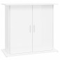 vidaXL Soporte de acuario madera ingeniería blanco brillo 81x36x73 cm vidaXL Soporte de acuario madera ingeniería blanco brillo 81x36x73 cm