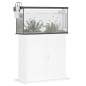 vidaXL Soporte de acuario madera ingeniería blanco brillo 81x36x73 cm vidaXL Soporte de acuario madera ingeniería blanco brillo 81x36x73 cm
