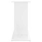 vidaXL Soporte de acuario madera ingeniería blanco brillo 81x36x73 cm vidaXL Soporte de acuario madera ingeniería blanco brillo 81x36x73 cm