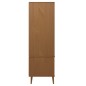 vidaXL Armario MOLDE madera maciza de pino marrón 90x55x175 cm vidaXL Armario MOLDE madera maciza de pino marrón 90x55x175 cm