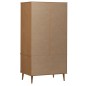 vidaXL Armario MOLDE madera maciza de pino marrón 90x55x175 cm vidaXL Armario MOLDE madera maciza de pino marrón 90x55x175 cm