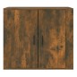 vidaXL Aparador madera contrachapada color roble ahumado 80x33x70 cm vidaXL Aparador madera contrachapada color roble ahumado 80x33x70 cm