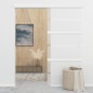 vidaXL Puerta corredera con tope suave vidrio ESG y aluminio 90x205 cm vidaXL Puerta corredera con tope suave vidrio ESG y aluminio 90x205 cm
