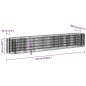 vidaXL Arriate de gaviones de hierro galvanizado 330x50x50 cm vidaXL Arriate de gaviones de hierro galvanizado 330x50x50 cm