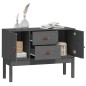 vidaXL Aparador madera maciza de pino gris 110x40x78 cm vidaXL Aparador madera maciza de pino gris 110x40x78 cm