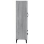 vidaXL Aparador alto de madera contrachapada gris Sonoma 70x31x115 cm vidaXL Aparador alto de madera contrachapada gris Sonoma 70x31x115 cm