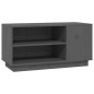 vidaXL Mueble de TV madera maciza de pino gris 80x35x40,5 cm vidaXL Mueble de TV madera maciza de pino gris 80x35x40,5 cm